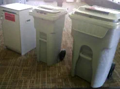 Shred Bins and Consoles for On-site Shredding.