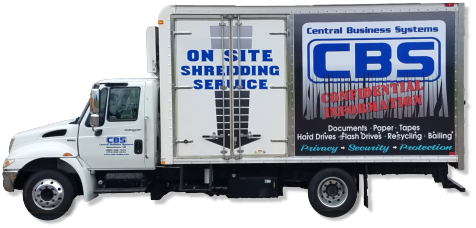 Central Business Systems Shred Truck