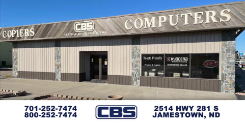 Central Business Systems, Inc. Jamestown ND -  Front of Building